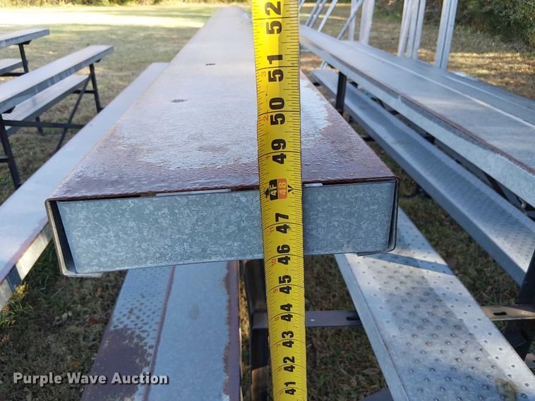 image for item FK0521 (4) sets of bleachers 