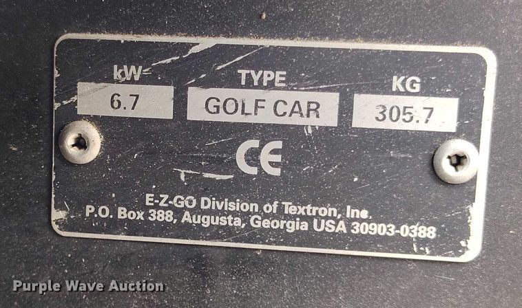 image for item IH9312 1999 EZ-GO K499 golf cart