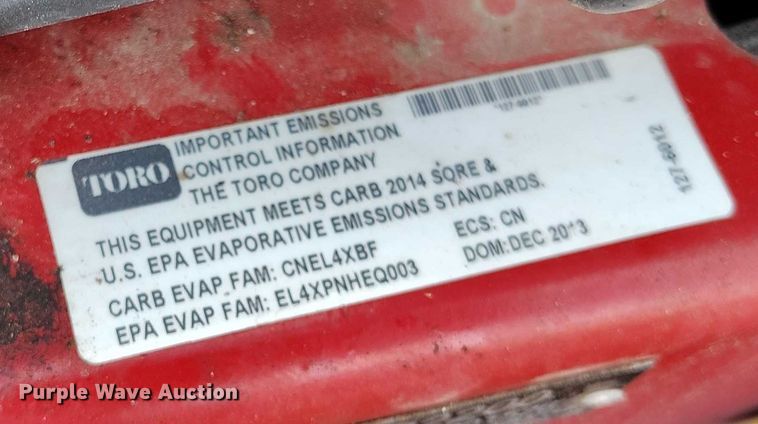 image for item IH9321 2013 Torro 22200 Turf Master push mower