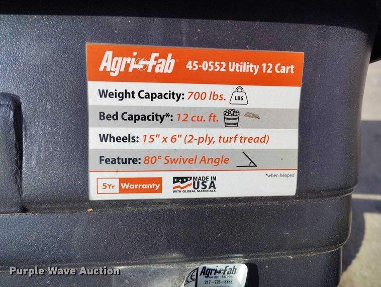 image for item IH9323 (5) Agri-Fab 45-0552 lawn carts