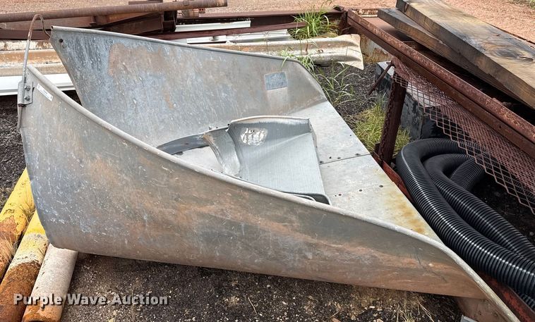 image for item LY9459 (3) Dub Ross galvanized tin horn culvert end caps