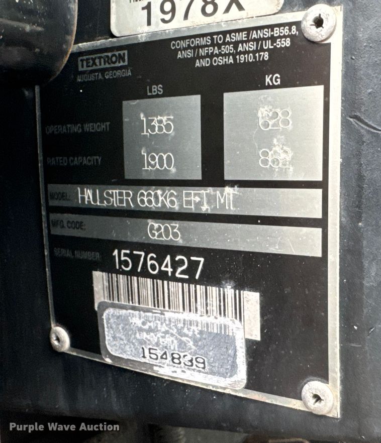 image for item NA9798 2003 Cushman Haulster 660K6 EFI MT utility vehicle