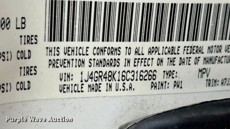 image for item NA9803 2006 Jeep Grand Cherokee Laredo SUV
