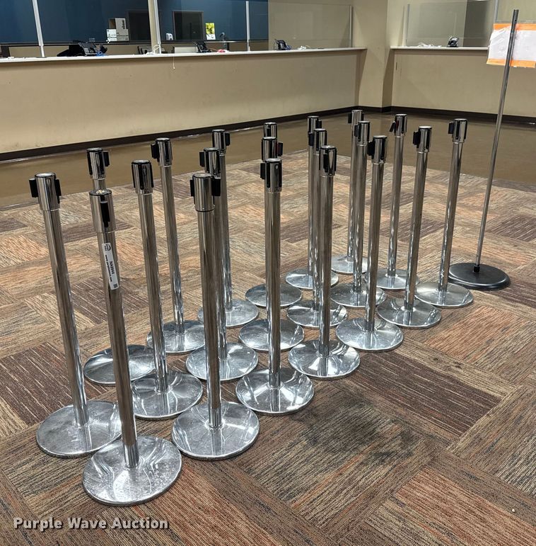 image for item NA9944 (20) Tensabarrier Tensator stanchions