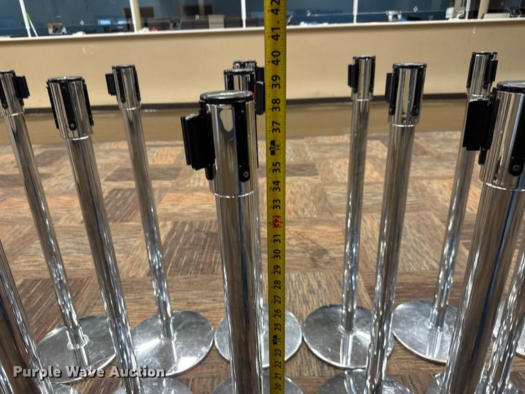 image for item NA9944 (20) Tensabarrier Tensator stanchions