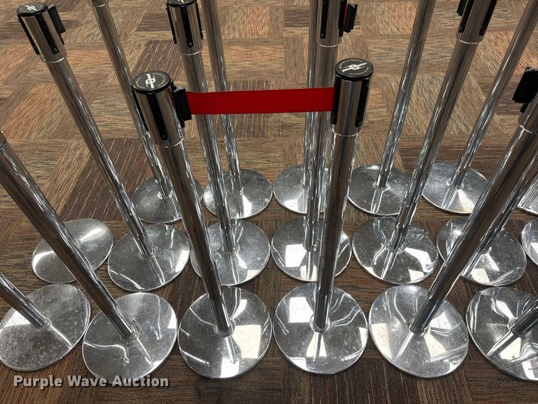 image for item NA9944 (20) Tensabarrier Tensator stanchions