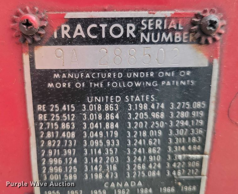 image for item NO9758 Massey Ferguson 230 tractor