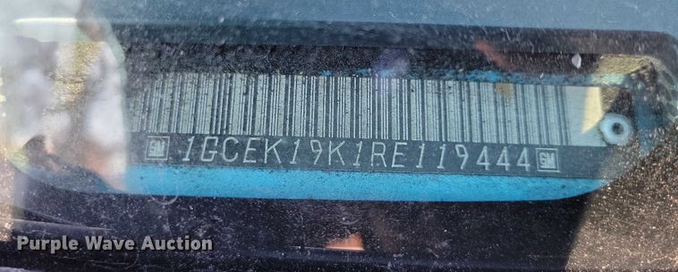 image for item NO9761 1994 Chevrolet K1500 Ext. Cab pickup truck