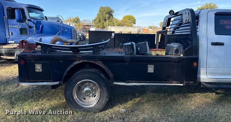 image for item DJ7877 2012 Dodge Ram 5500 Crew Cab flatbed truck