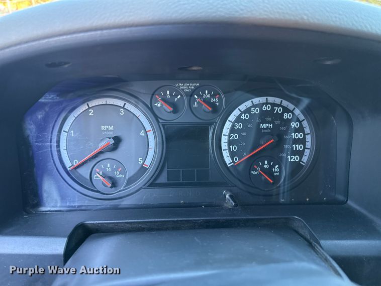 image for item DJ7877 2012 Dodge Ram 5500 Crew Cab flatbed truck