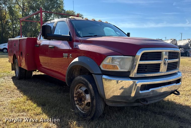 image for item DJ7878 2011 Dodge Ram 5500 Crew Cab utility / service truck