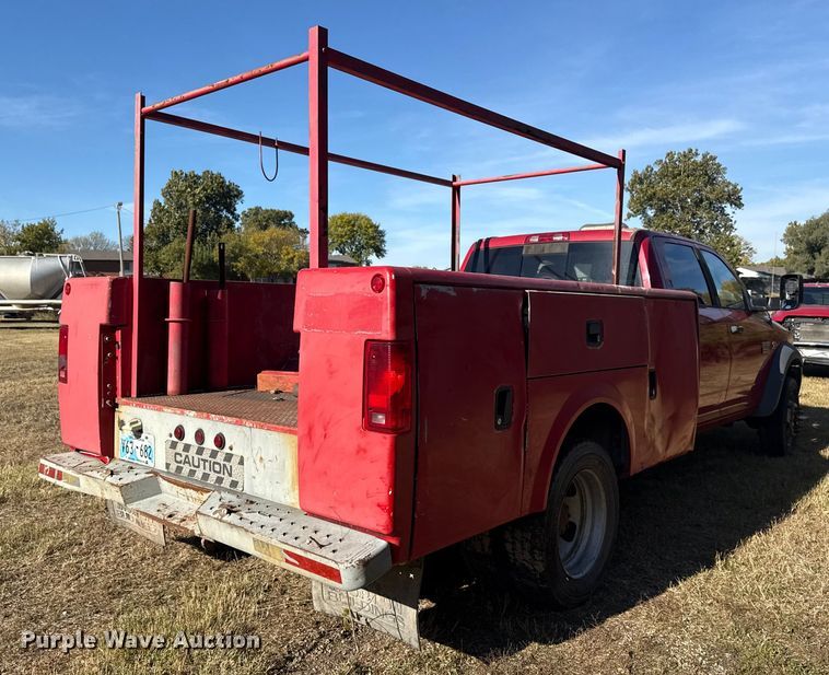 image for item DJ7878 2011 Dodge Ram 5500 Crew Cab utility / service truck