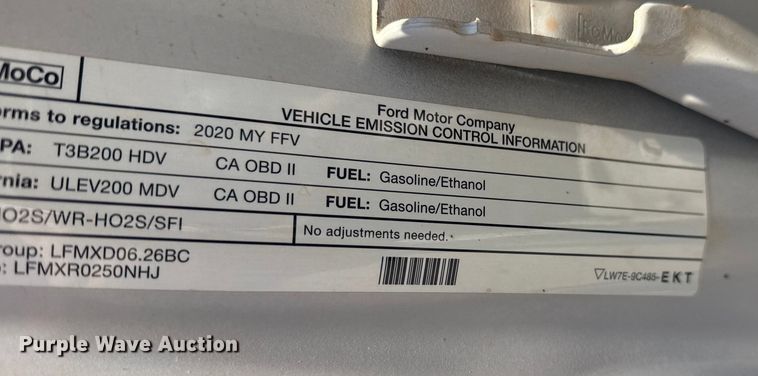 image for item DJ7990 2020 Ford F-250 SuperCab pickup truck