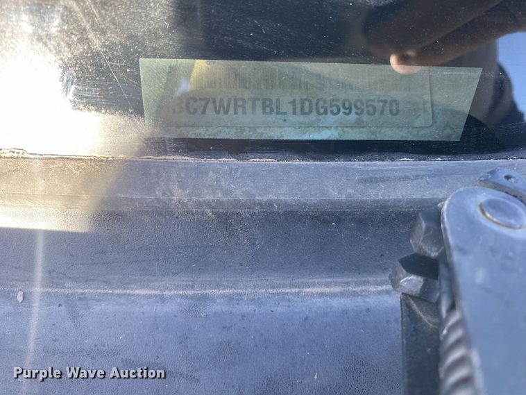 image for item DK0017 2013 RAM 3500 flatbed pickup truck