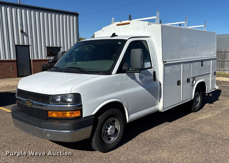 image for item DK0047 2018 Chevrolet Express 3500 utility van