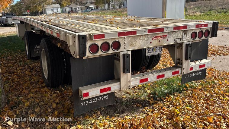 image for item DK0111 2013 Great Dane FXP002400048 flatbed trailer
