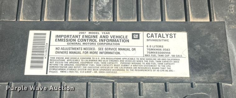 image for item DQ4126 2007 Chevrolet Express 3500 school bus