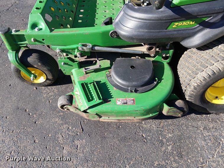 image for item DU3737 2013 John Deere Z930M ZTR lawn mower