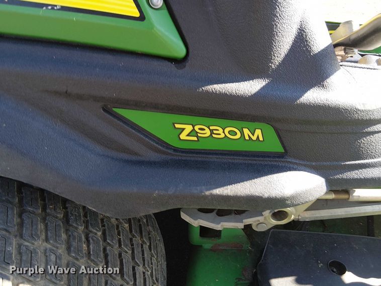image for item DU3737 2013 John Deere Z930M ZTR lawn mower