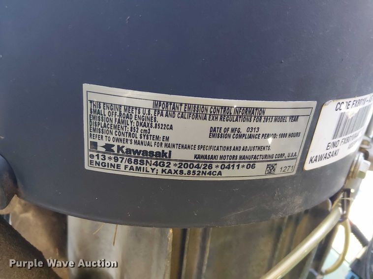 image for item DU3737 2013 John Deere Z930M ZTR lawn mower