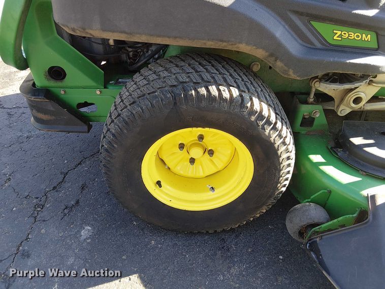 image for item DU3737 2013 John Deere Z930M ZTR lawn mower