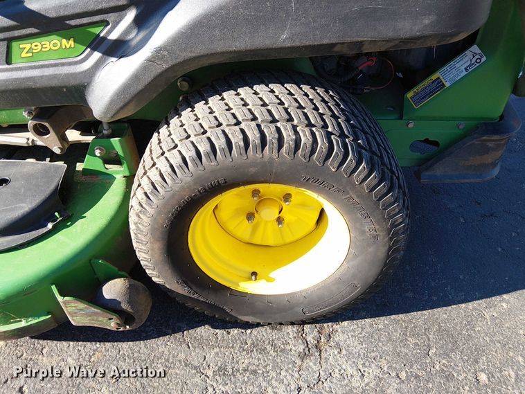image for item DU3737 2013 John Deere Z930M ZTR lawn mower
