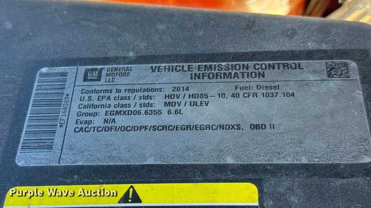 image for item DW6761 2014 Chevrolet Silverado 2500HD LT Crew Cab pickup truck