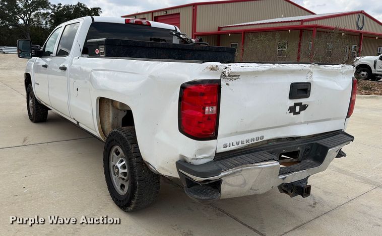 image for item DX5859 2018 Chevrolet Silverado 2500HD Crew Cab pickup truck