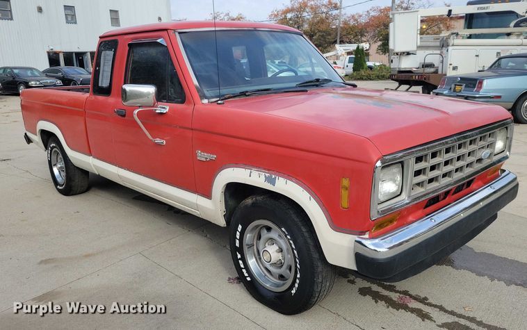 image for item DX6596 1987 Ford Ranger Ext. Cab pickup truck