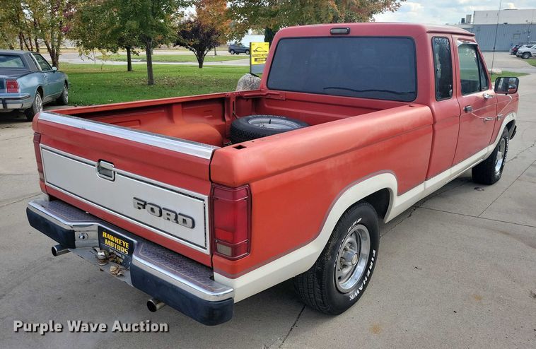 image for item DX6596 1987 Ford Ranger Ext. Cab pickup truck