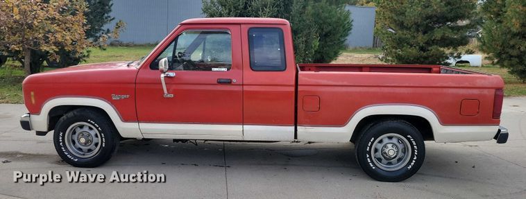image for item DX6596 1987 Ford Ranger Ext. Cab pickup truck