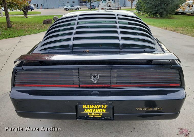 image for item DX6597 1987 Pontiac Firebird Trans Am 