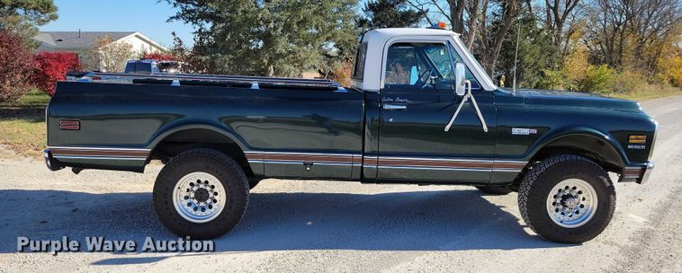 image for item DX6625 1972 Chevrolet K20 Super Custom Camper pickup truck