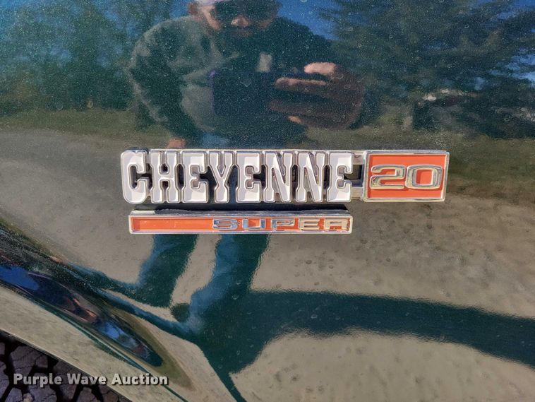 image for item DX6625 1972 Chevrolet K20 Super Custom Camper pickup truck