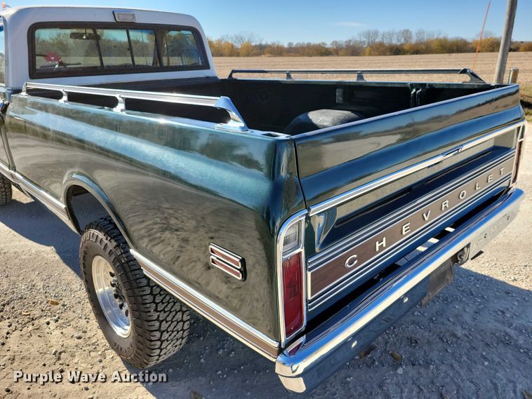 image for item DX6625 1972 Chevrolet K20 Super Custom Camper pickup truck