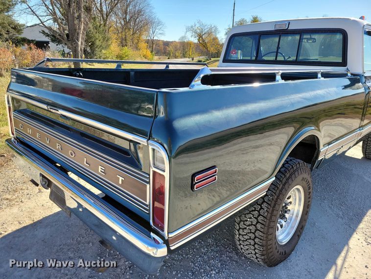 image for item DX6625 1972 Chevrolet K20 Super Custom Camper pickup truck