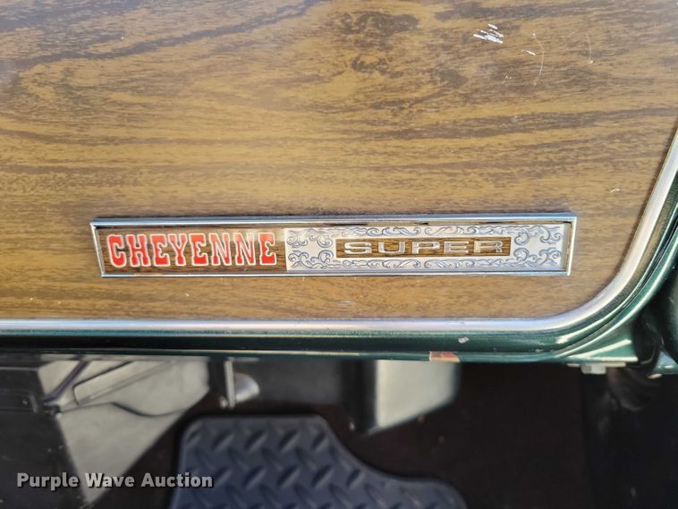 image for item DX6625 1972 Chevrolet K20 Super Custom Camper pickup truck