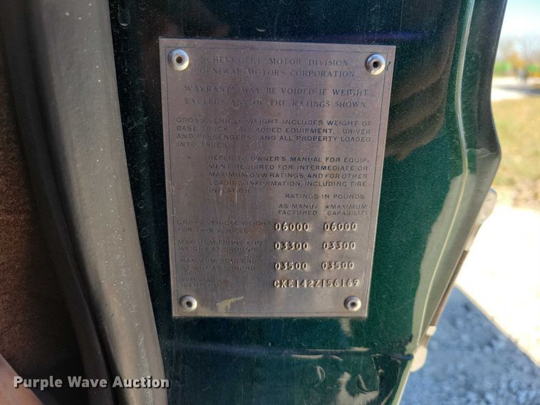 image for item DX6625 1972 Chevrolet K20 Super Custom Camper pickup truck