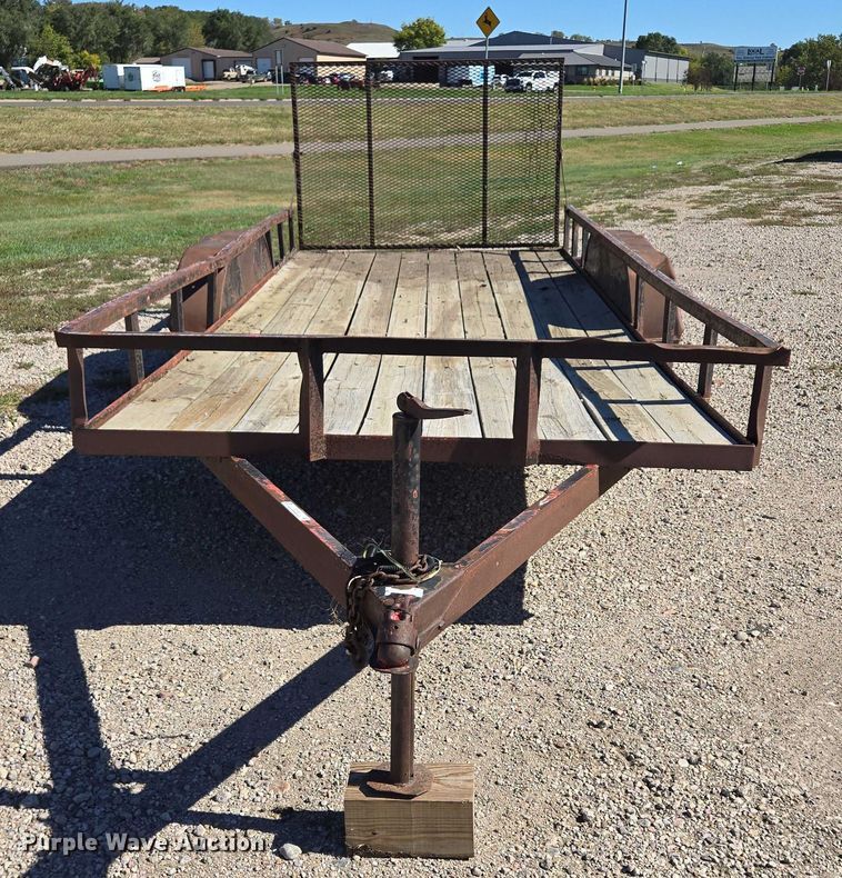 image for item DY1303 1996 HWMC utility trailer