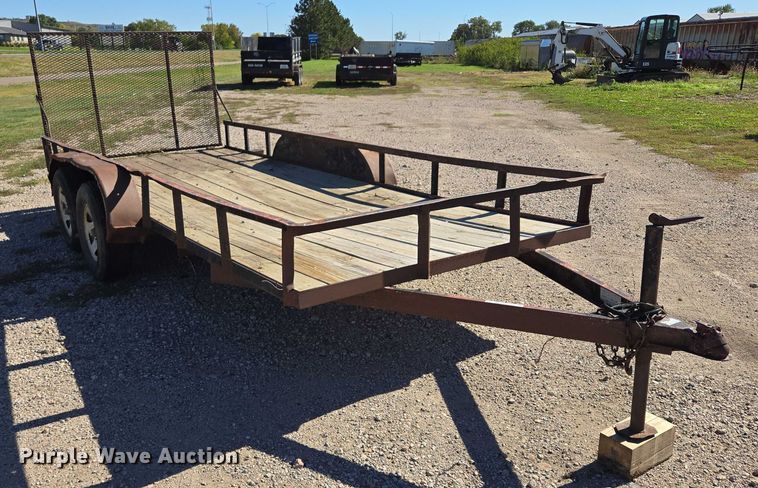 image for item DY1303 1996 HWMC utility trailer