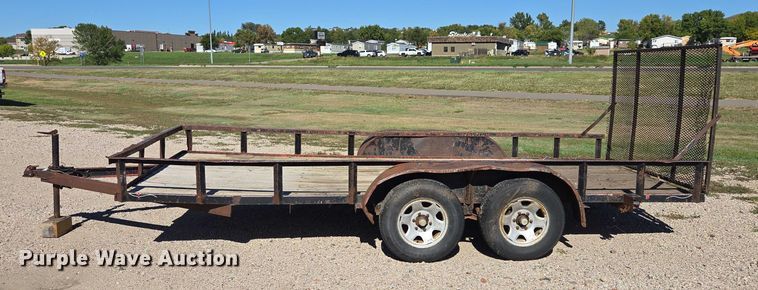image for item DY1303 1996 HWMC utility trailer