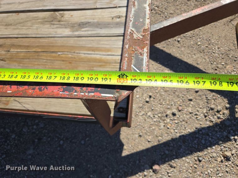 image for item DY1303 1996 HWMC utility trailer