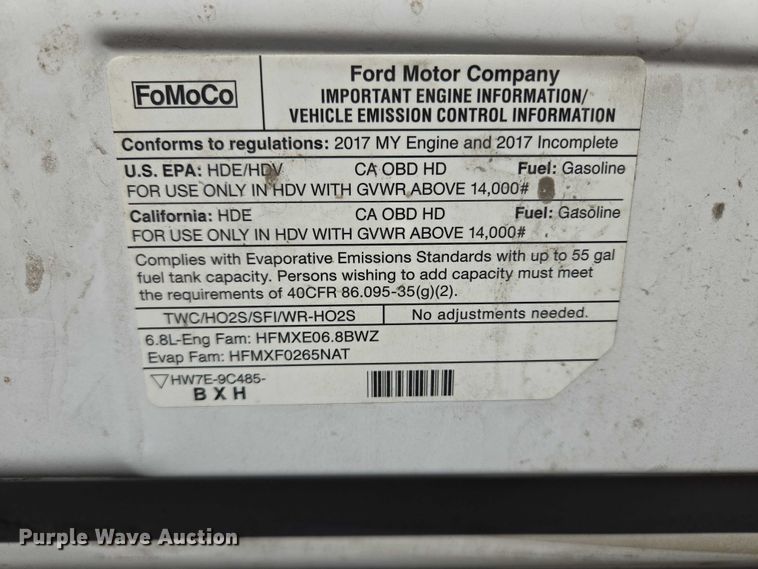 image for item DY1428 2017 Ford  Eldorado National shuttle bus