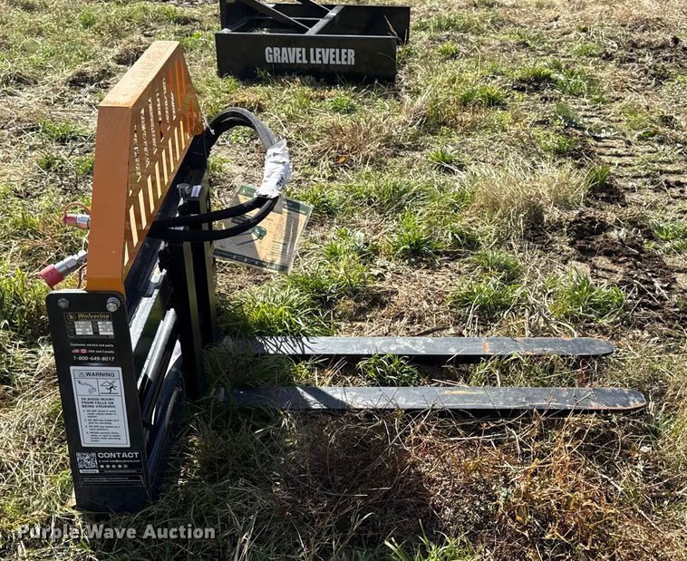 image for item DY8388 2025 Wolverine PFA-11-3300G skid steer forks