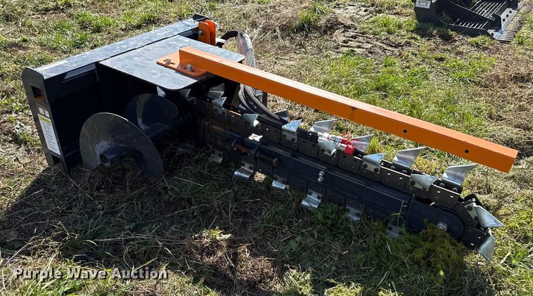 image for item DY8392 2025 Wolverine TCR-12-48H skid steer trencher