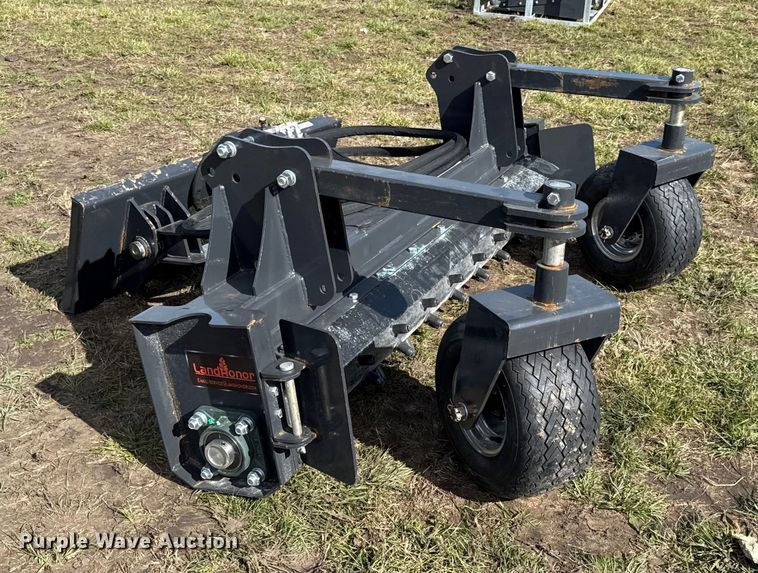 image for item DY8420 2025 LandHonor PR-12-72W skid steer power rake