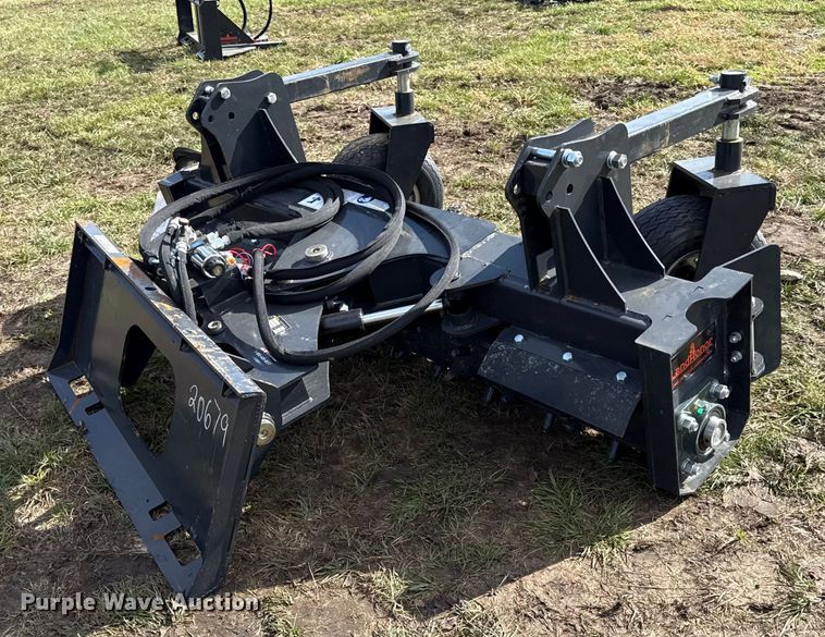 image for item DY8420 2025 LandHonor PR-12-72W skid steer power rake