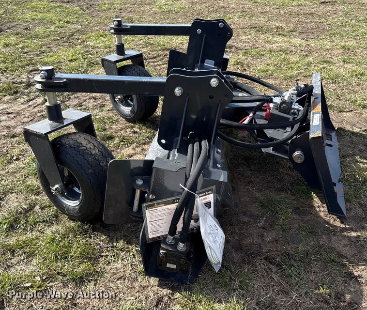 image for item DY8420 2025 LandHonor PR-12-72W skid steer power rake