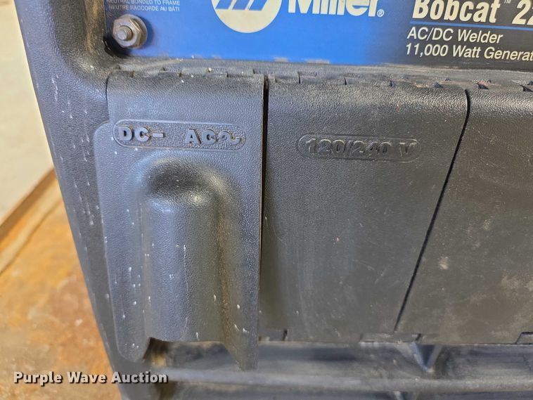 image for item DZ3492 Miller Bobcat 225 welder/generator