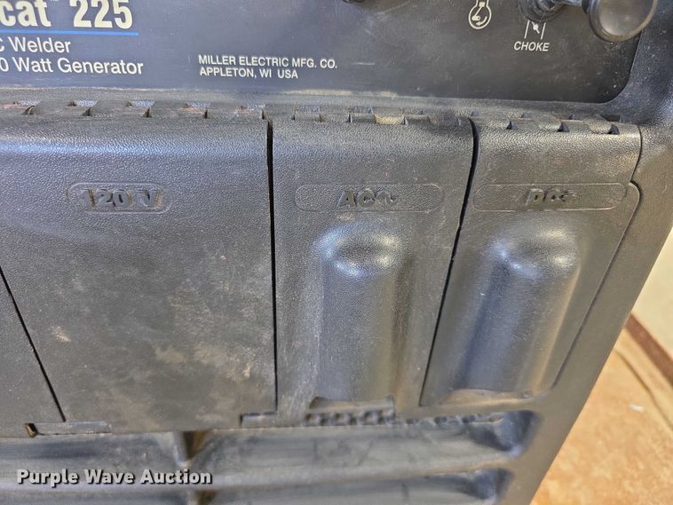 image for item DZ3492 Miller Bobcat 225 welder/generator